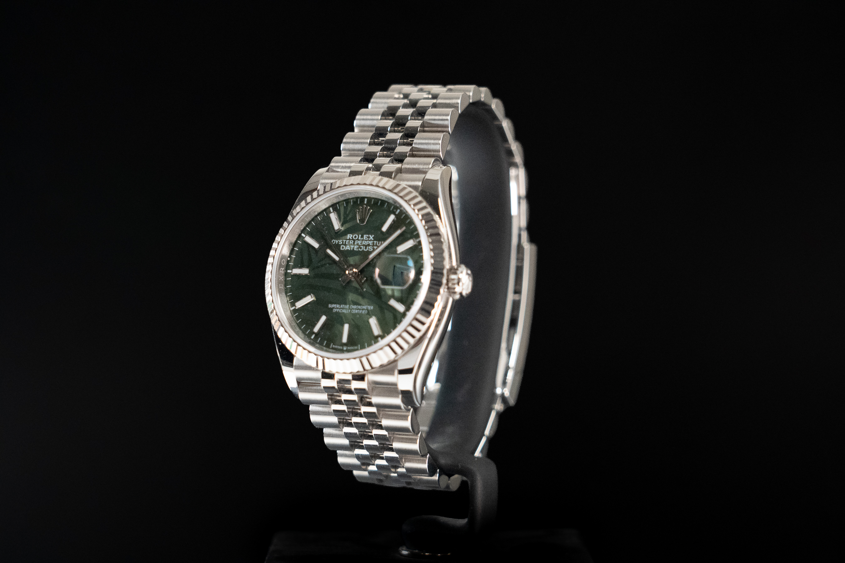 Datejust Green Palm Motif — vue 2