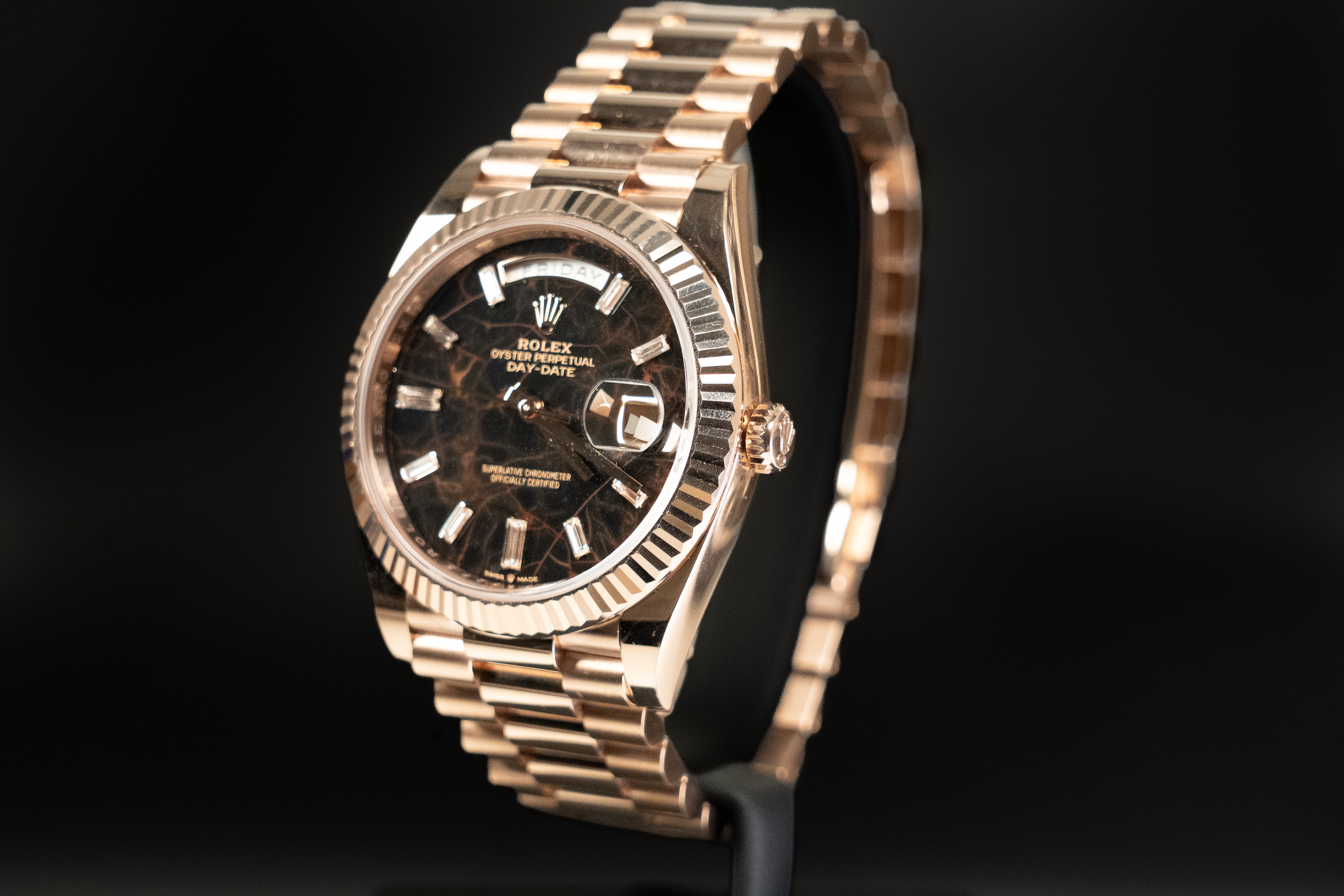 Day Date cadran en eisenkiesel  — vue 2