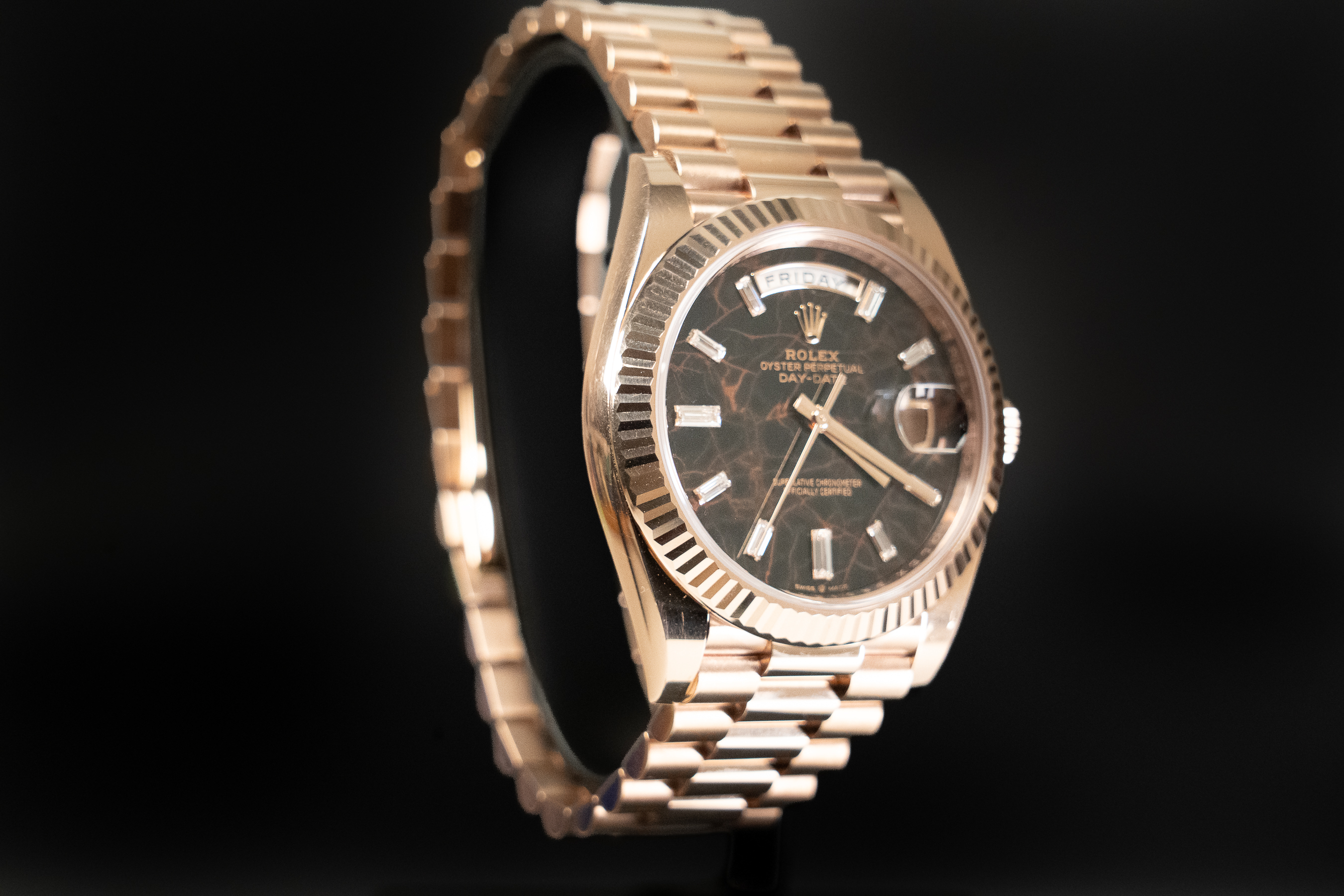 Day Date cadran en eisenkiesel  — vue 6